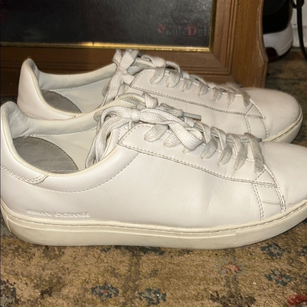 White Leather Sneakers